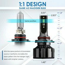 Load image into Gallery viewer, RGB LED Headlight Bulbs for 2016–2019 Chrysler 300 - Phone Control, 2- Pack
