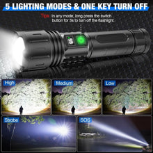 Load image into Gallery viewer, High-Power LED Flashlight for Outdoor &amp; Emergency Use
