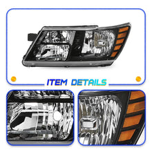 Load image into Gallery viewer, 2009-2020 Dodge Journey Driver Side Black Headlight Assembly
