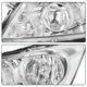 Title: 2008-2012 Honda Accord Sedan Chrome Headlight Assembly Pair with Clear Corners