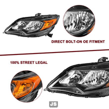 Load image into Gallery viewer, Title: 2014-2015 Honda Civic Coupe OE-Style Halogen Headlight Assembly Pair
