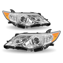 Load image into Gallery viewer, 2012-2014 Toyota Camry Chrome Projector Headlight Assembly Pair
