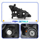 2013-2015 Nissan Altima Sedan Black Projector Headlight Assembly Pair