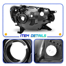 Load image into Gallery viewer, 2012-2015 Toyota Tacoma Black Headlight Assembly Pair with Amber Corners
