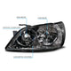2001-2005 Lexus IS300 Gun-Metal Headlight Assembly Pair