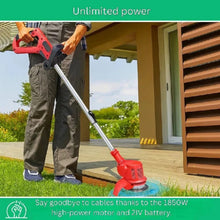 Load image into Gallery viewer, Garden Pro 21V Cordless Brush Cutter with 90° Rotating Head
