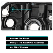 Load image into Gallery viewer, 2009-2011 Honda Pilot Chrome Headlight Assembly Pair with Amber Corner Lamps

