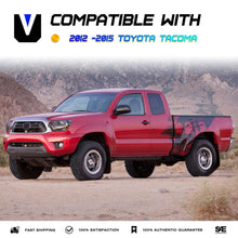 Load image into Gallery viewer, 2012-2015 Toyota Tacoma Black Headlight Assembly Pair with Amber Corners
