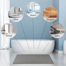 Load image into Gallery viewer, Non-Slip Quick-Drain Shower Mat - Soft, Washable &amp; Cut-to-Fit
