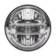 7-Inch Round LED Headlight with Halo DRL & High/Low Beam