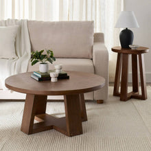 Load image into Gallery viewer, Round Wood Coffee Table
