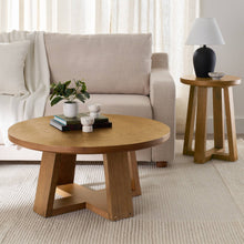Load image into Gallery viewer, Round Wood Coffee Table
