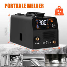 Load image into Gallery viewer, 3 in 1 Mig Tig MMA Welder 200A Gasless Flux Core Inverter Welding Machine
