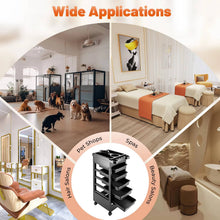 Load image into Gallery viewer, Salon Trolley Cart 5 Drawer Rolling Storage Organizer on Wheels for Spa Styling Station
