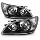 2001-2005 Factory Black OE Headlight Assembly Pair for Lexus IS300 Left+Right