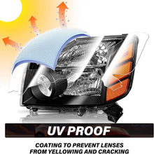 Load image into Gallery viewer, 2004-2015 Nissan Titan &amp; 2004-2007 Armada Black Headlight Assembly (Left &amp; Right Pair)

