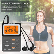 Load image into Gallery viewer, Pocket Am Fm Radio With Best Reception - Battery Operated Portable
