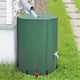 100 Gallon Portable Rain Barrel, Foldable Water Catcher with 360° Mesh Top, Dual High Flow Spigots & Emergency Water Storage Kit