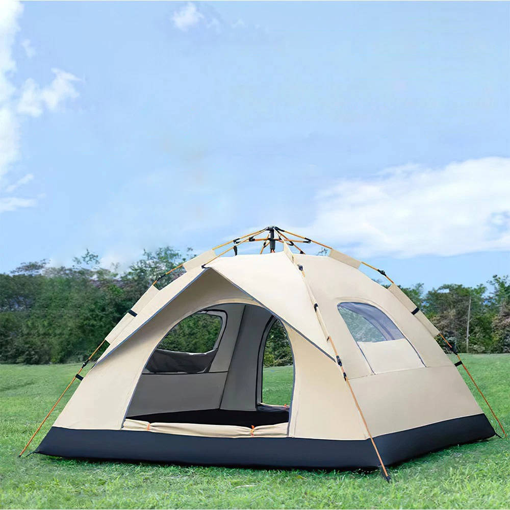 3-4 Person Automatic Instant Pop Up Camping Tent Outdoor Waterproof Double Layer