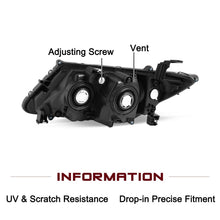 Load image into Gallery viewer, 2011-2017 Honda Odyssey Chrome Headlights, Amber Corner Housing Assembly, Left &amp; Right Side Pair, Direct OEM Fitment
