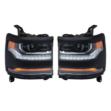 Load image into Gallery viewer, 2016-2018 Chevrolet Silverado 1500 HID Headlights, Integrated LED DRL Assembly, Left Driver &amp; Right Passenger Side Pair, Direct OEM Fit
