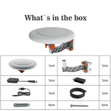 Load image into Gallery viewer, Outdoor HDTV Amplified TV Antenna, 360° Omni Directional Digital HD Antenna for 1080P 4K Local Channels, High Gain Signal Booster
