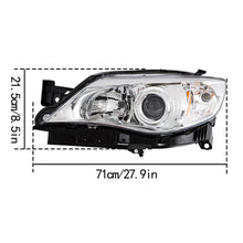 Load image into Gallery viewer, 2008-2011 Subaru Impreza Halogen Headlights, Crystal Clear Lens Chrome Housing, Left Driver &amp; Right Passenger Side Pair, Direct OEM Fit
