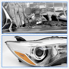 Load image into Gallery viewer, 2015-2017 Toyota Camry Projector Headlights, Chrome Housing Clear Lens Assembly, LE SE XLE XSE Pair, Direct OEM Fitment
