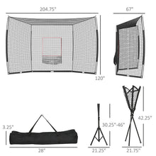 Load image into Gallery viewer, Softball And Baseball Net Set
