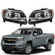 2015-2022 Chevrolet Colorado Headlights, Crystal Clear Lens Projector Assembly, Left Driver & Right Passenger Side Pair, Direct OEM Fit