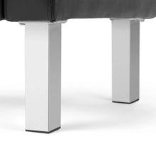 Load image into Gallery viewer, Leather Waiting Bench For Office Salon Barbershop
