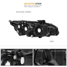 Load image into Gallery viewer, 2016-2021 Honda Civic Black Projector Headlights, Integrated LED Daytime Running Lights, Complete LH &amp; RH Assembly Pair
