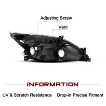 Load image into Gallery viewer, 2003-2007 Honda Accord Chrome Headlights, Amber Corner Housing Assembly, 2/4DR Pair Set, Direct OEM Bolt On Replacement
