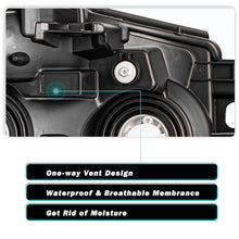 Load image into Gallery viewer, 2004-2015 Nissan Titan &amp; 2004-2007 Armada Black Headlight Assembly (Left &amp; Right Pair)
