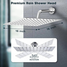 Load image into Gallery viewer, 16 inch Large Rain Ceiling Shower Head
