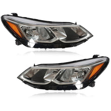 Load image into Gallery viewer, 2016-2019 Chevrolet Cruze Black Projector Headlights, LED DRL Signature Assembly, Left &amp; Right Side Pair, Direct OEM Fit
