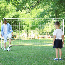 Load image into Gallery viewer, Soccer Goal 12'x6' Set Of 2 Portable Soccer Net For Backyard W/Frame
