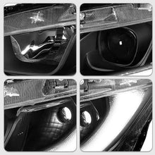 Load image into Gallery viewer, 2016-2021 Honda Civic Black Projector Headlights, Integrated LED Daytime Running Lights, Complete LH &amp; RH Assembly Pair
