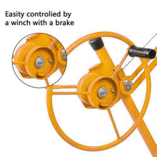 Load image into Gallery viewer, 11FT Drywall Lift, Heavy Duty Rolling Plasterboard Jack for Home Renovation, 11' Maximum Reach with Lockable Swivel Wheels
