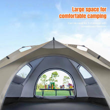Load image into Gallery viewer, 3-4 Person Automatic Instant Pop Up Camping Tent Outdoor Waterproof Double Layer
