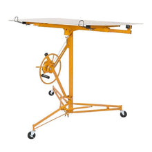Load image into Gallery viewer, 11FT Drywall Lift, Heavy Duty Rolling Plasterboard Jack for Home Renovation, 11' Maximum Reach with Lockable Swivel Wheels
