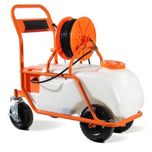 Load image into Gallery viewer, Battery Powered Sprayer Cart 15 Gallon Lawn Garden Sprayer on Wheels 90 PSI
