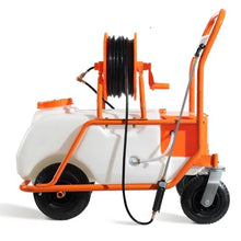 Load image into Gallery viewer, Battery Powered Sprayer Cart 15 Gallon Lawn Garden Sprayer on Wheels 90 PSI
