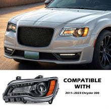 Load image into Gallery viewer, 2011-2023 Chrysler 300 LED DRL Projector Headlights, High Performance LH&amp;RH Headlamp Pair, Direct OEM Replacement with Bulbs
