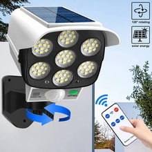 Load image into Gallery viewer, 2 Pack Solar Motion Sensor Lights Outdoor, 77 LED Wireless Flood Security Spotlights for Yard, Garden, Driveway
