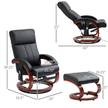 Load image into Gallery viewer, Recliner Chair With Ottoman
