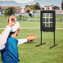 Load image into Gallery viewer, 9 Hole Portable Baseball Pitching Net With Strike Zone
