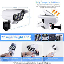 Load image into Gallery viewer, 2 Pack Solar Motion Sensor Lights Outdoor, 77 LED Wireless Flood Security Spotlights for Yard, Garden, Driveway
