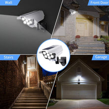 Load image into Gallery viewer, 2 Pack Solar Motion Sensor Lights Outdoor, 77 LED Wireless Flood Security Spotlights for Yard, Garden, Driveway
