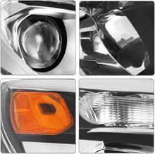 Load image into Gallery viewer, 2016-2017 Chevrolet Equinox Chrome Headlights, Halogen Projector Lens Assembly, Left &amp; Right Side Pair, Direct OEM Fit
